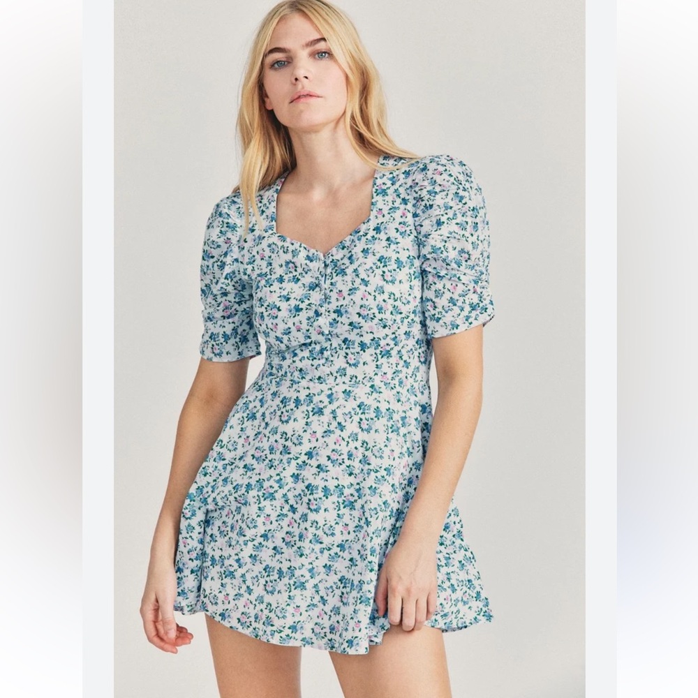 Loveshackfancy Cora floral mini dress